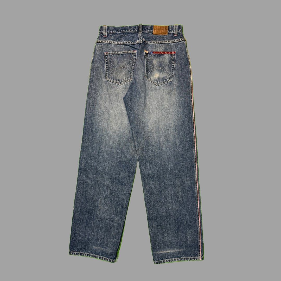 Light Wash Coogi Contrast Stitching Pants (Category: Jeans) located in Lubao. Submitted by bbyfleece (Listing ID 1374086049, Image 2). Description: Light Coogi Contrast Stitching Pants 32 W 43.5 L 9 LO.