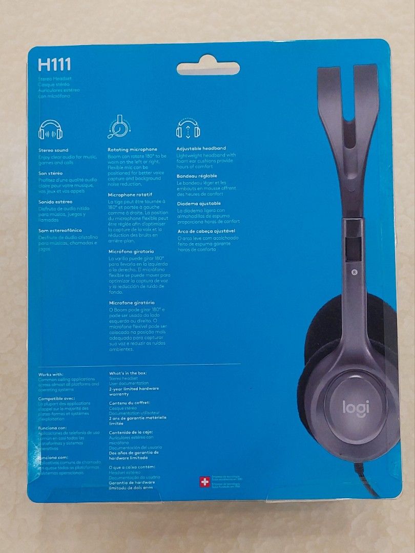 Logitech Stereo Headset H111423139746146560001