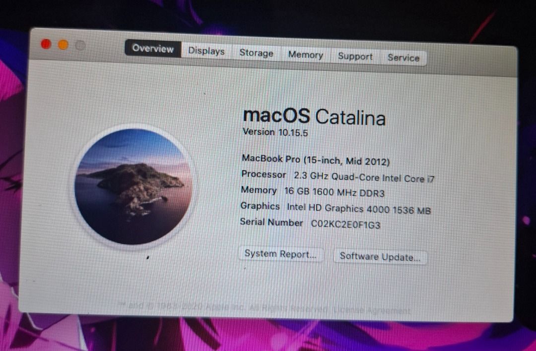 MACBOOK PRO 15inch Mid 2012 (Category: Laptops & Notebooks) located in Tacloban City. Submitted by yanna707 (Listing ID 1374009531, Image 2). Description: .