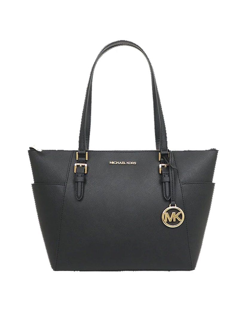 Michael Kors Charlotte Black Tote Bag (Category: Luxury Bags & Wallets) located in Bacoor. Submitted by ianisaac99_ (Listing ID 1373969721, Image 1). Description: Michael Kors Charlotte Tote Black Brand New In Box (Gift Box) Asking PHP 10000. Shoot your offers! PM me. The bag itself was never been touched, hindi pa natatanggal sa plastic. I can send you a video of the gift box and package contents, all in original plastic covers pa. Item ships fr