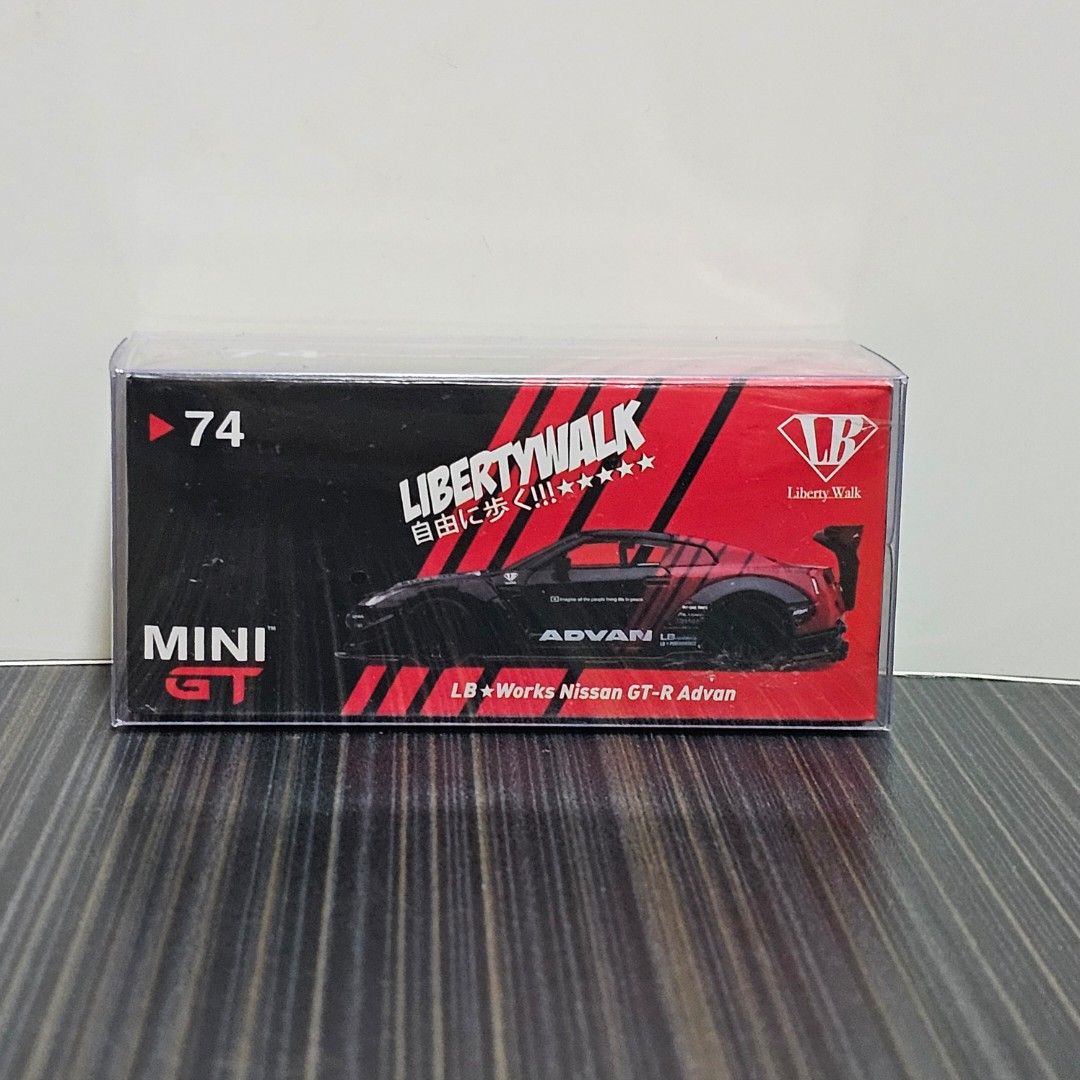 MINI GT #74 LB Works Nissan GT-R Advan, Hobbies & Toys, Toys