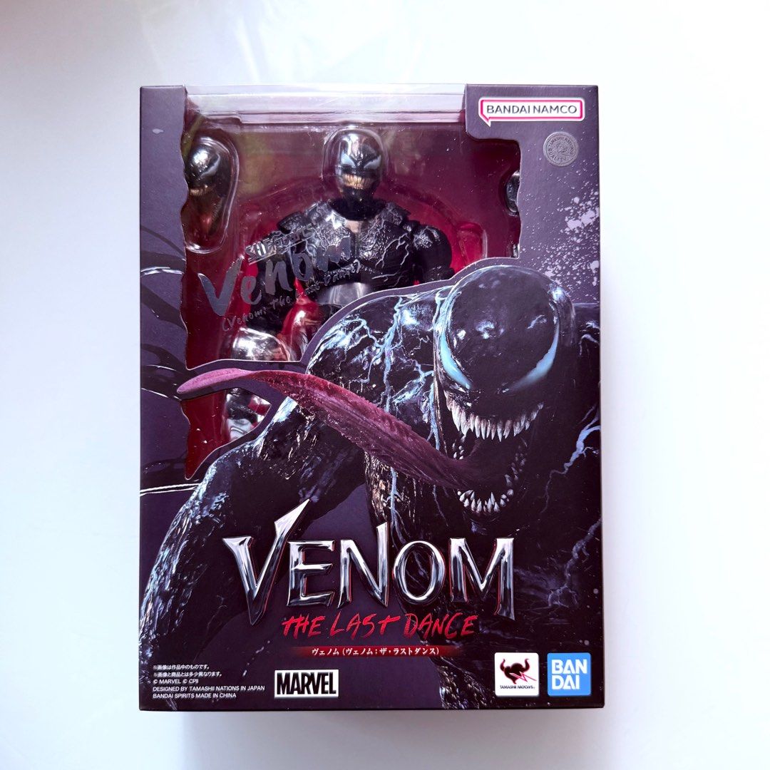 MISB Bandai s.h.figuarts s.h.figuarts Venom (Venom: The Last Dance) SHFiguarts SHF Action Figure, Authentic, New, Sealed & Unopened in Mint Condition Box (Category: Toy Figures) located in Singapore. Submitted by tudor8 (Listing ID 1374027794, Image 1). Description: Authentic, New, Sealed & Unopened in Mint Condition :) Fixed price please, thanks :) First come first served basis while stocks last :) Items sold are not exchangeable/ returnable/ re