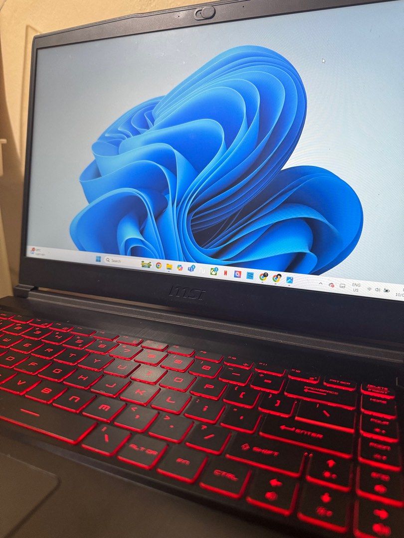 MSI GAMING LAPTOP (Category: Laptops & Notebooks) located in Manila. Submitted by saoirseeeeeei (Listing ID 1374074608, Image 3). Description: MSI 14” Gaming Laptop – RTX 3050 | i7-11800H For sale: Lightly used MSI laptop (original price ₱65,000). 🔹 Intel Core i7-11800H 🔹 NVIDIA RTX 3050 (great for gaming & editing) 🔹 8GB RAM 🔹 477GB SSD 🔹 Includes original charger & MSI backpack 🔹 Still in good working condition – no major issues. RFS: Upg