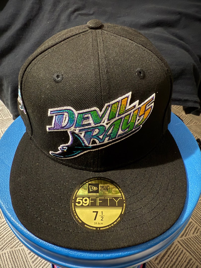 New Era 59Fifty Tampa Bay Devil Rays Fitted, Men's Fashion, Watches ...