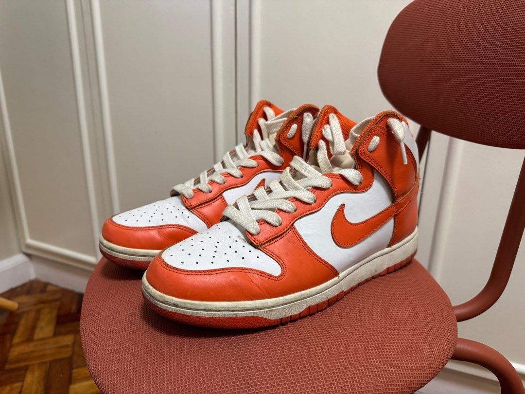 Nike Dunk High Syracuse (Category: Sneakers) located in Quezon City. Submitted by kuyamodecluttering (Listing ID 1373966209, Image 1). Description: Not sure if this is rare now. RFS: decluttering .