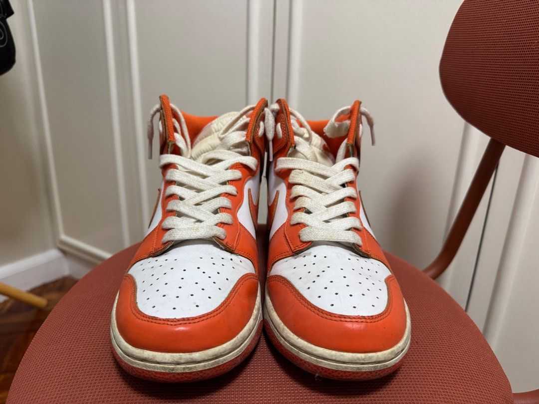 Nike Dunk High Syracuse (Category: Sneakers) located in Quezon City. Submitted by kuyamodecluttering (Listing ID 1373966209, Image 2). Description: Not sure if this is rare now. RFS: decluttering .