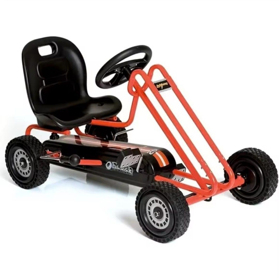Preloved Hauck Pedal Go-Kart (Category: Kids Toys) located in Balagtas. Submitted by jcyllscrib (Listing ID 1374068219, Image 1). Description: ✅️ Originally Valued at 8k-9k ✅️ My son's preloved toy ✅️ With signs of peel off paint (Cleaning & Re-paint lang mukhang bago na ulit) ✅️ Perfect for those na practical since makakalakihan din naman ✅️ In good pedal/running condition RFS: outgrown/decluttering Send us a message for actual picture..