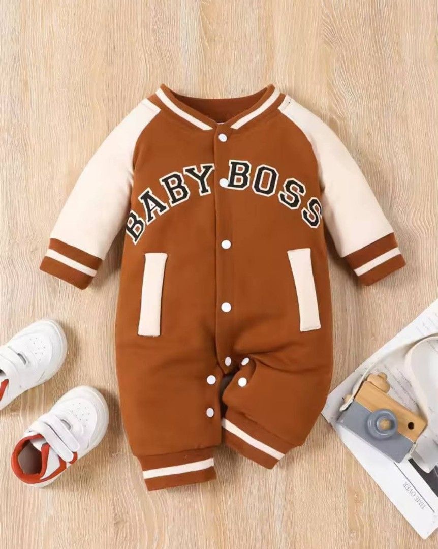 Printed Long Sleeved Round Neck Baby Boy Jumpsuit (Category: Babies & Kids Fashion) located in Singapore. Submitted by babycoolsupplyz (Listing ID 1373978918, Image 2). Description: Printed Long Sleeved Round Neck Baby Boy Jumpsuit Price: $21.90 (SGD) Item: IN202500100 (Red) 🔴 In Stock Size: 0-3mths Item: IN202500103 (Red) 🔴 (Out Of Stock) Size: 3-6 mths Item: IN202500106 (Red) 🔴 (Out Of Stock) Size: 6-9 mths Item: IN202500109 (Red) 🔴 (Out Of
