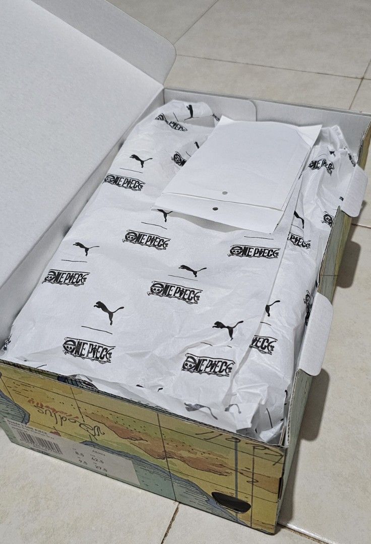 Puma X One Piece (Luffy) (Category: Casual shoes) located in Singapore. Submitted by ardeankay132875 (Listing ID 1374115433, Image 3). Description: Marine Parade area.