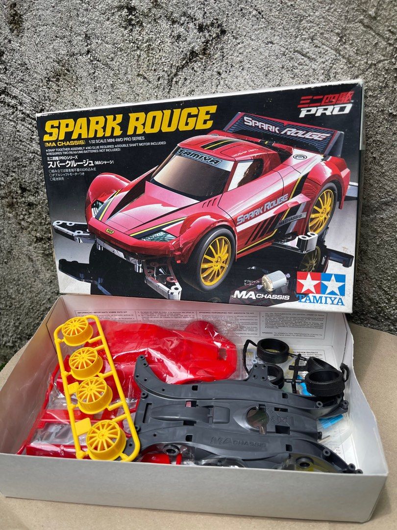 Rare Tamiya Model Mini 4WD Racing Car Pro 1/32 Spark Rogue (MA CHASSIS ...