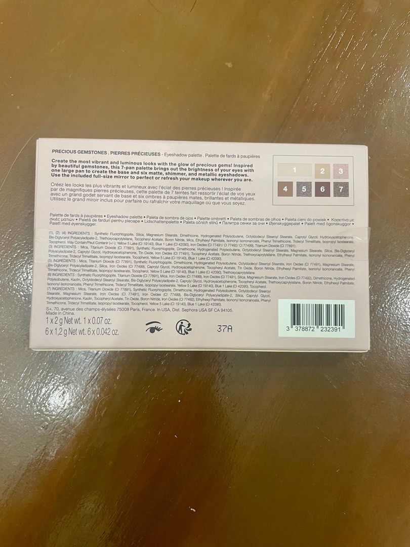 Sephora Precious Gemstones Eyeshadow Palette (Category: Makeup) located in Pasay City. Submitted by pixie2a (Listing ID 1374125568, Image 3). Description: Brand new Never used Rfs: Decluttering .