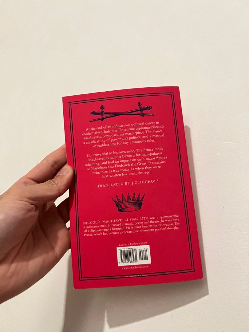 THE PRINCE BY NICCOLO MACHIAVELLI (Category: Storybooks) located in San Pedro. Submitted by migs2000 (Listing ID 1374031140, Image 2). Description: Bought this from Fully Booked, priced around 400++ .