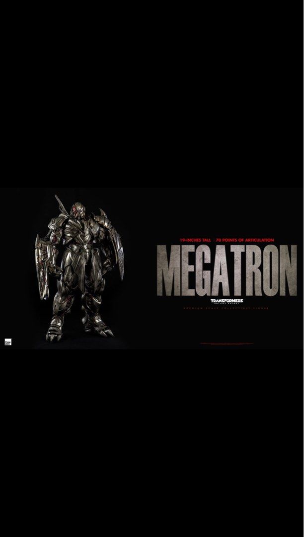 Threezero （分類：手辦雕像）位於 Hong Kong。 由 mimorshop 提交（商品編號 1373966990，圖片 4）。簡介： 《變形金剛：終極戰士》 PREMIUM 麥加登（豪華版） PREMIUM極緻比例收藏級系列是threezero頂端的大型收藏品，具有極致細膩的外觀造型，精密的機械結構及細節，配備超可動關節，LED亮燈功能，壓鑄金屬框架以及threezero引以為傲的舊化上色塗裝效果！ 極緻比例收藏級系列麥加登，全高約19英寸，帶有眼部LED亮燈功能。以《變形金剛：終極戰士》中的麥加登造形為基礎，精心設計打造。配件方面配有可互換的戰鬥面具、擴張形態的角和可拆卸的小角、具備LED發光功能的融合大砲、坎達長劍，以及豪華版加配的盾牌。。