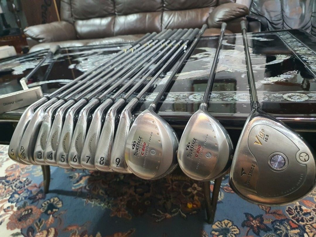 Toourstage V301 Ns Pro Golf Set (Category: Golf) located in Paranaque City. Submitted by chips24 (Listing ID 1374085195, Image 1). Description: For Sale Tourstage Set Tourstage V301 NS Pro steel shaft irons. Tourstage woods and driver 10.5° Tourstage golf bag for only 15.9k pick up Bf Paranaque. Free shipping within MM..