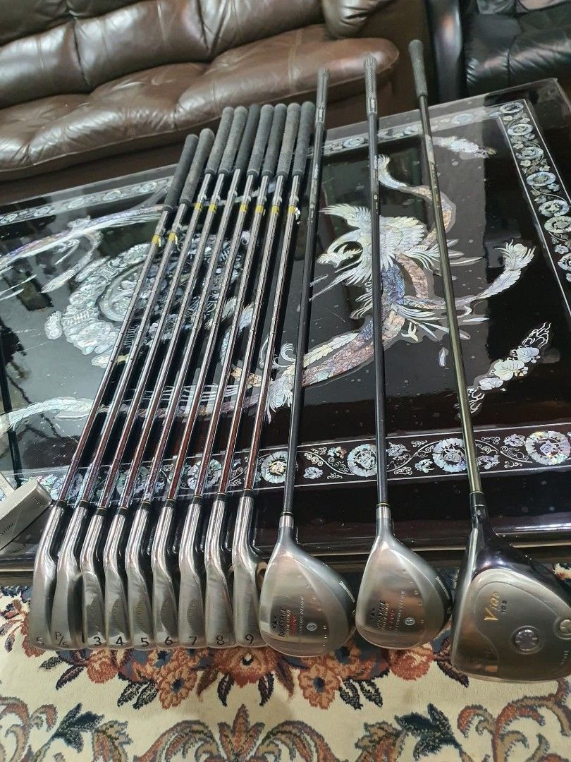 Toourstage V301 Ns Pro Golf Set (Category: Golf) located in Paranaque City. Submitted by chips24 (Listing ID 1374085195, Image 2). Description: For Sale Tourstage Set Tourstage V301 NS Pro steel shaft irons. Tourstage woods and driver 10.5° Tourstage golf bag for only 15.9k pick up Bf Paranaque. Free shipping within MM..