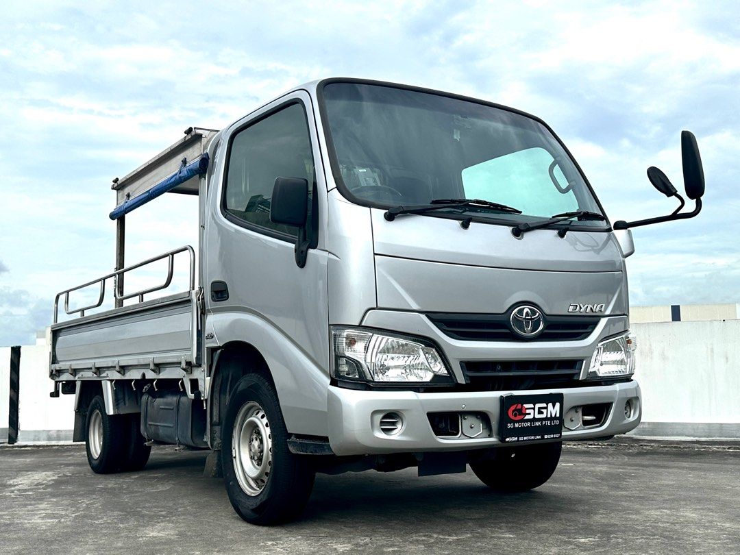 Toyota Dyna 150 (Category: Used Commercial Vehicles for Sale) located in Singapore. Submitted by sgmpteltd (Listing ID 1374002077, Image 1). Description: ☎️8808 3898 - J.T Toyota Dyna 150D Pre-owned 10 feet lorry with half open top canopy and checker plate base, reliable, powerful and healthy engine! Low mileage and well-maintained condition. No Gimmicks! High trade in! Contact now for more details or to schedule a viewing! 📌 Welcome all TRADE I