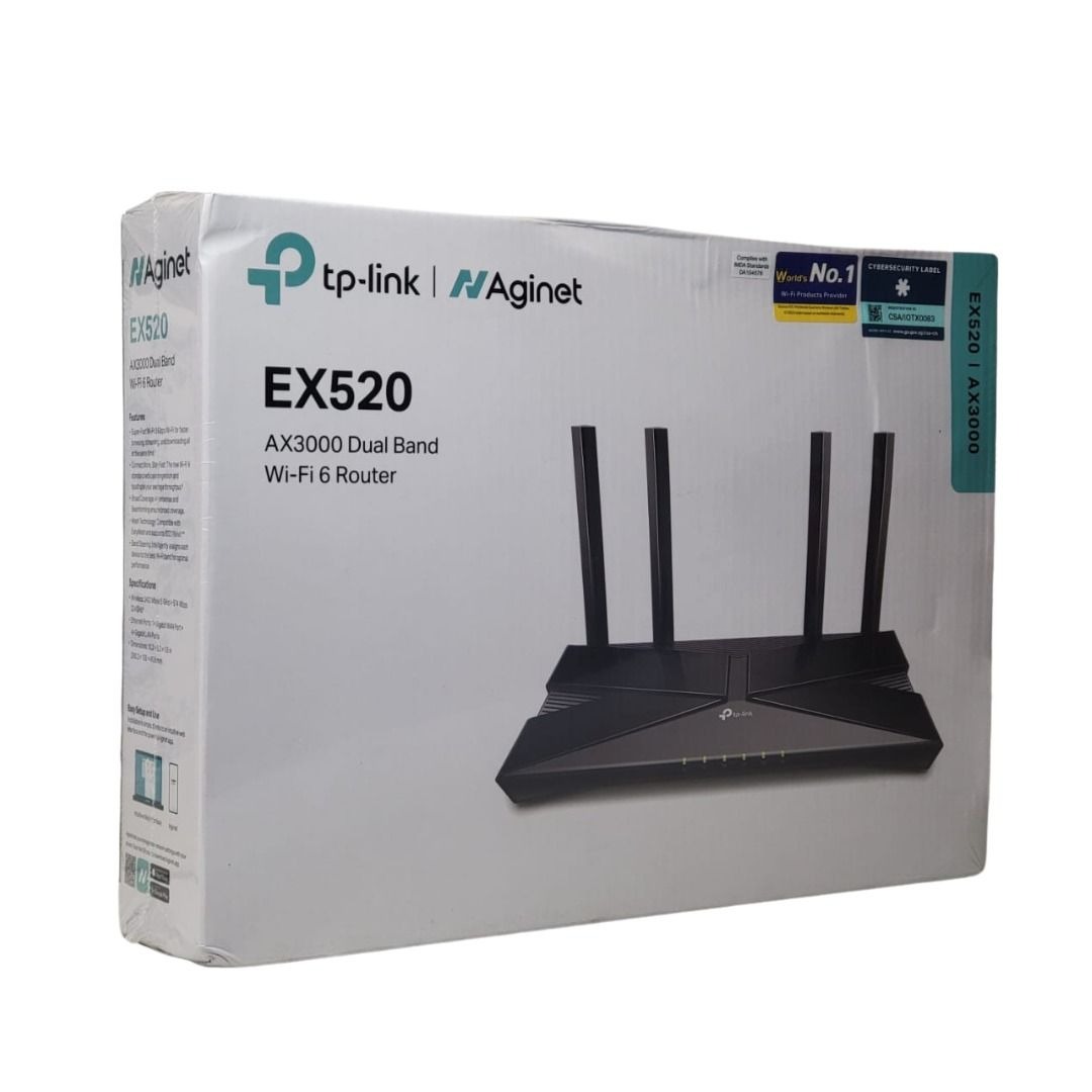 TP-Link EX520 AX3000 Dual Band WiFi 6 Router, Computers & Tech, Parts ...