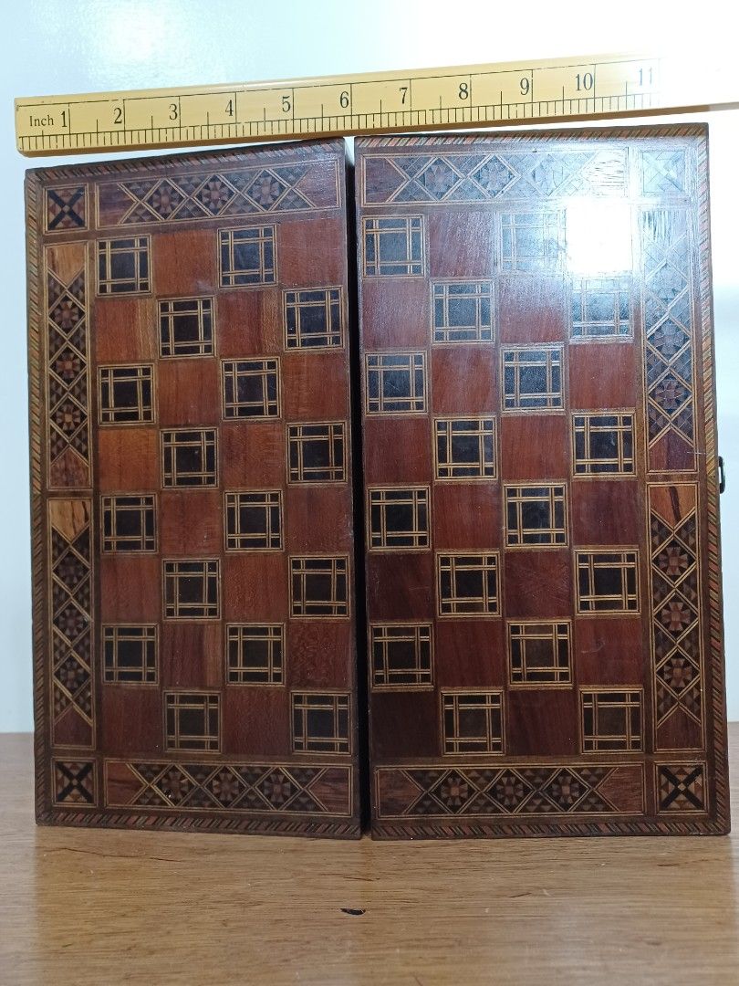 Wooden design chess (Category: Board Games & Puzzles) located in Baguio. Submitted by restyrille77846 (Listing ID 1374091806, Image 1). Description: Secondhand Buy as is What you see is what you get Pm is the key Location baguio city Dropping area mabini shopping center stall 10 Plus shipping fee sa malayo Payment via gcash bpi palawan cebuana Courier jrs or j&t First to pay owns the item No reservation no cancellation No return no exchange No co