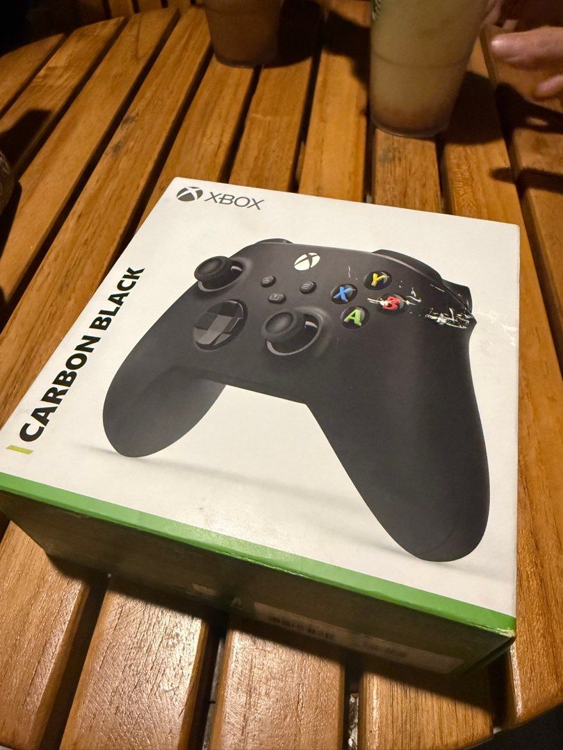 Xbox controller (Category: Xbox) located in Quezon City. Submitted by jadejoaquin16 (Listing ID 1374076291, Image 2). Description: Xbox wireless controller carbon black (asian) Brand new open for testing Free chargeable battery .