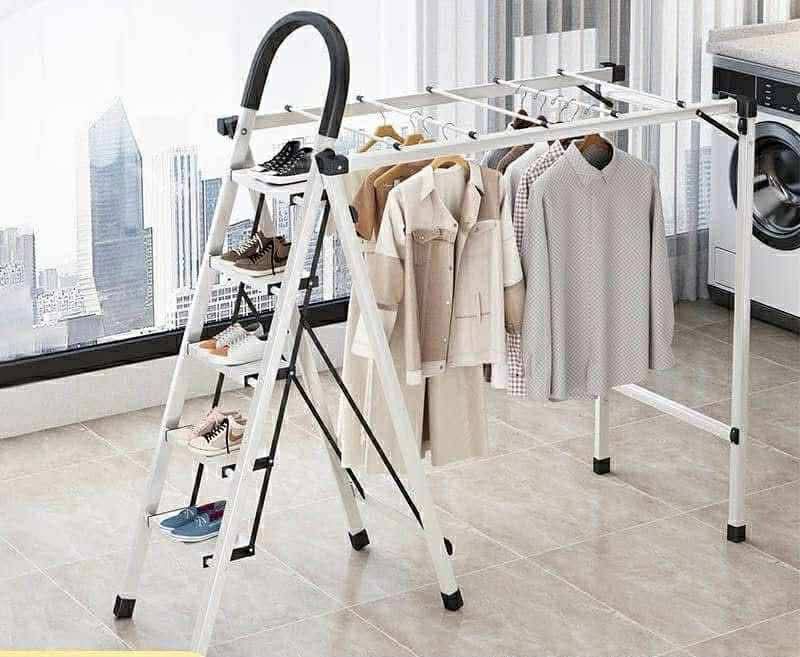 5 LAYER LADDER & HANGER RACK (Category: Ladders & Steps) located in Manila. Submitted by haideshop (Listing ID 1374227066, Image 1). Description: .