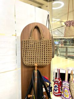 日本和紙線手挽草袋64234004913667110