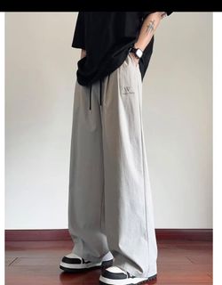 ❤️ 闊腳褲 灰色 直筒 休閑褲 ❤️64161803687682110