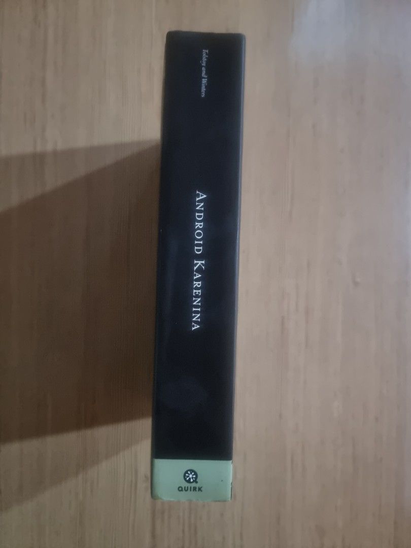 Android Karenina (Category: Storybooks) located in Caloocan City. Submitted by readplaycollect (Listing ID 1374269373, Image 3). Description: Unread but with foxing of pages so please manage your expectations Sense and Sensibility and Sea Monsters co-author Ben H. Winters is back with an all-new collaborator, legendary Russian novelist Leo Tolstoy, and the result is Android Karenina an enhanced edition of the classic love story set in a dystopian