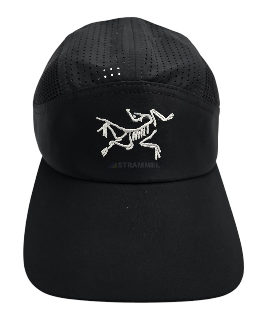 Arcteryx Lightweight BLACK Performance Running Cap Hat With