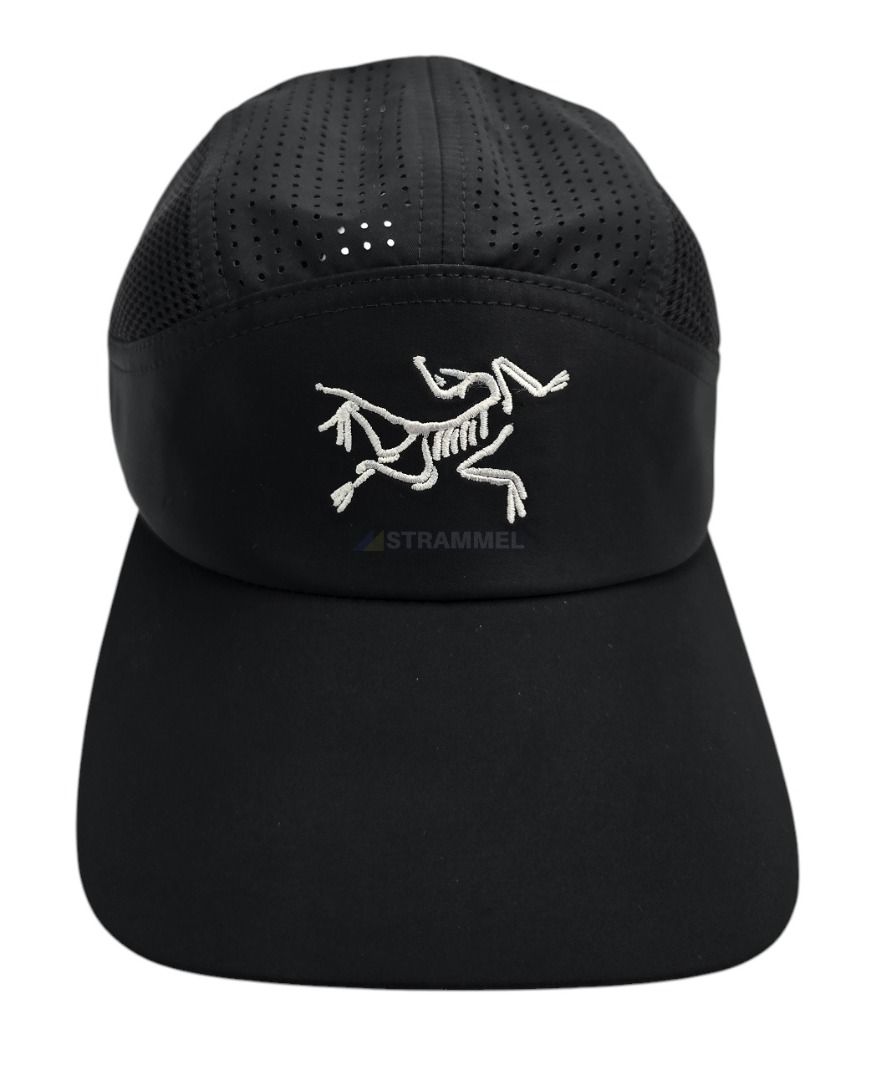 Arcteryx Lightweight BLACK Performance Running Cap Hat With