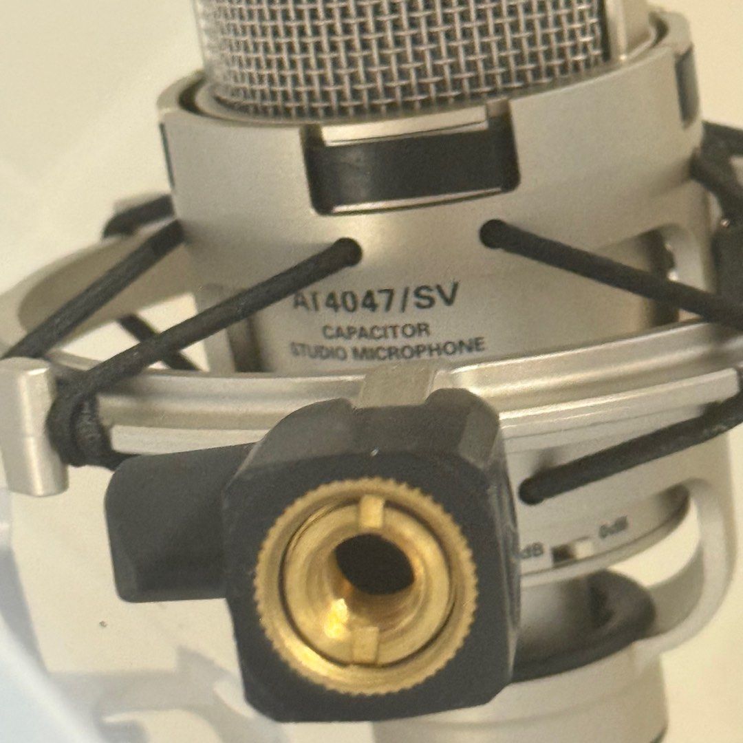 AudioTechnica AT4047SV (Category: Microphones) located in Singapore. Submitted by masterpiece7777 (Listing ID 1374176551, Image 2). Description: • 100% Authentic • No Box 📦 • Self-collection only Notes: • Fast deal = slight nego • Lowballers will be blocked. Thanks! .