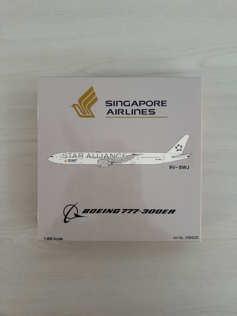 航空機・ヘリコプター 1/400 Singapore 777-300ER(9V-SWJ) Av400 Aviation400 1/400 Singapore Airlines Boeing 777-300ER 9V-SWJ
