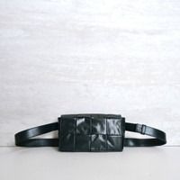 bag BV tas Beltbag Bumbag Cassette Mini Leather Green Inkwell