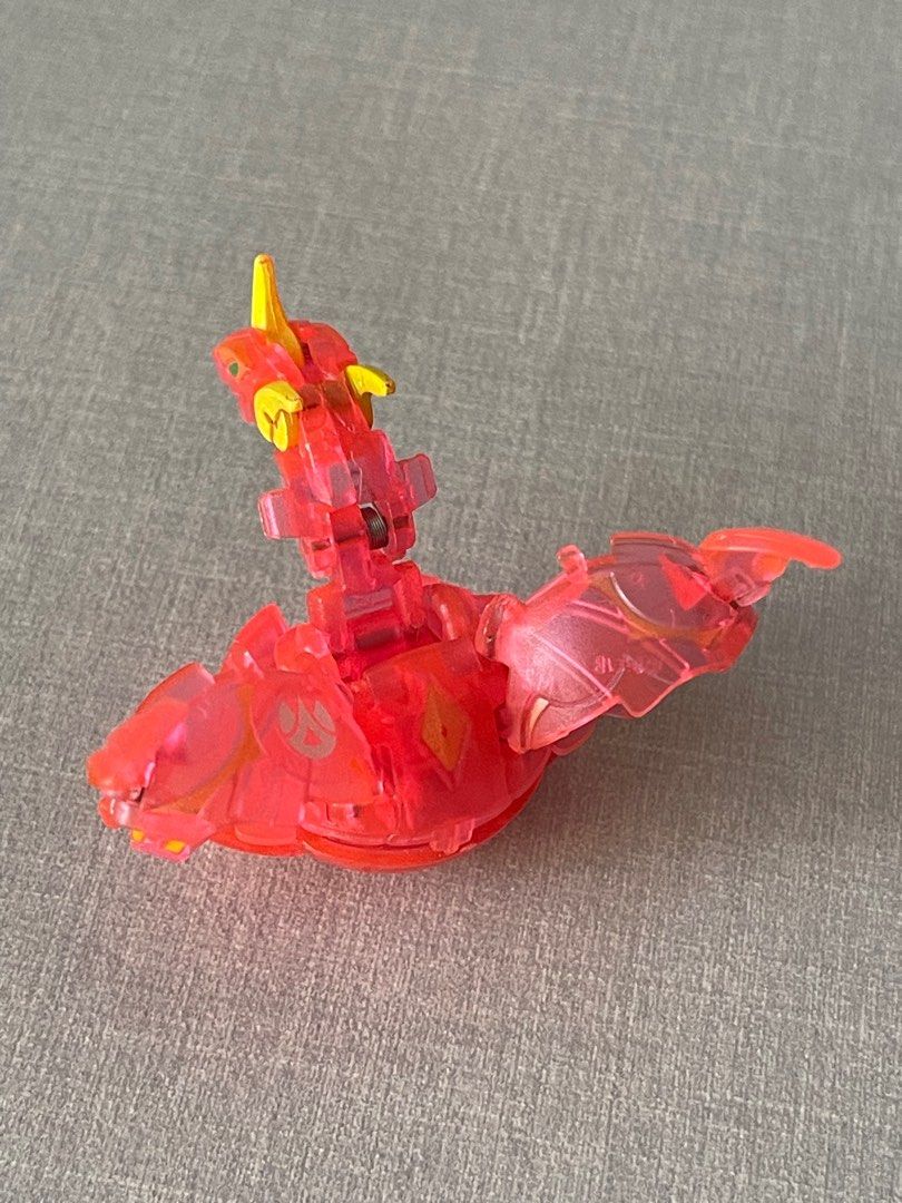 Bakugan Ultra Dragonoid Translucent Neon Pyrus 780G Version