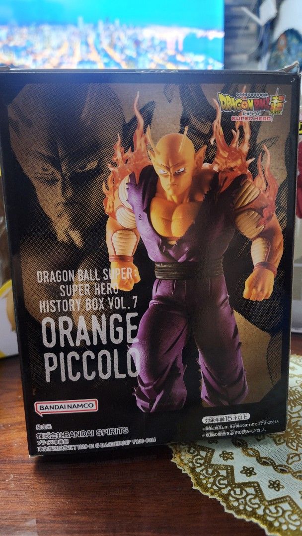 Bandai Dragonball Super: Super Hero History Box Vol. 7 Orange Piccolo Figure P1,500 (Category: Figurines & Statues) located in Imus. Submitted by nyanyanz (Listing ID 1374237279, Image 2). Description: sealed misb price negotiable can meetup/shippping 📍Imus, Cavite.