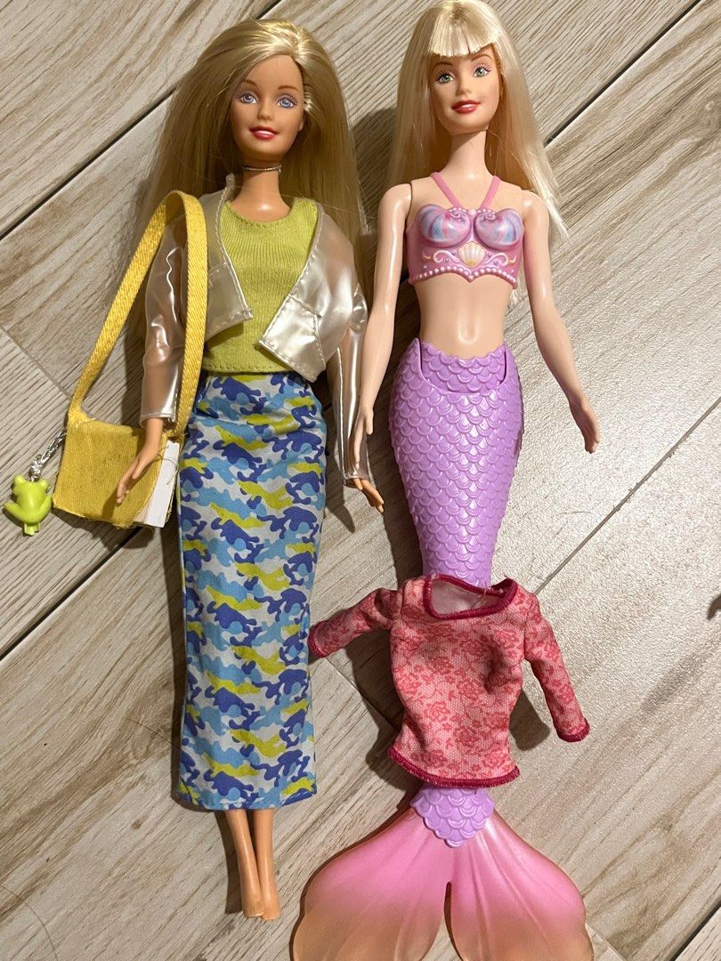 Barbie Bundle (Category: Kids Toys) located in Talisay. Submitted by robethanne (Listing ID 1374303418, Image 1). Description: Barbie secret messages: slightly faded faceup but still slays Right barbie (zapatos): rebodied and still slayssss.
