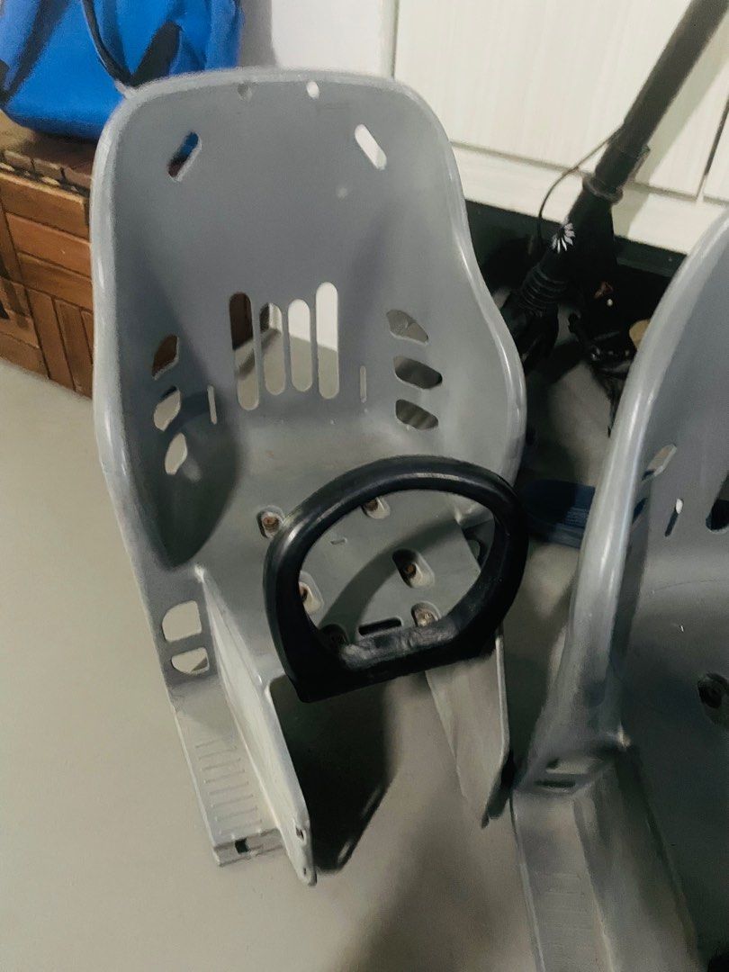 Bicycle Child Seat (Category: Car Seats) located in Singapore. Submitted by 2jmum (Listing ID 1374284532, Image 2). Description: Used kids bicycle seat. In good condition but with severe sign of marks. 2 for $10. .