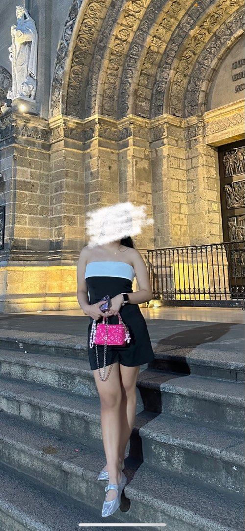black tube romper (Category: Rompers) located in Mexico. Submitted by hellobarbieeee (Listing ID 1374302832, Image 1). Description: Used once, such a statement. 26" waist Cotton on h&m bershka payment: gcash / bpi / bdo meetups: sm pampanga (weekdays), vito cruz/dlsu (weekends) shipping thru j&t (65 minimum) check ig acct: @digichammy.