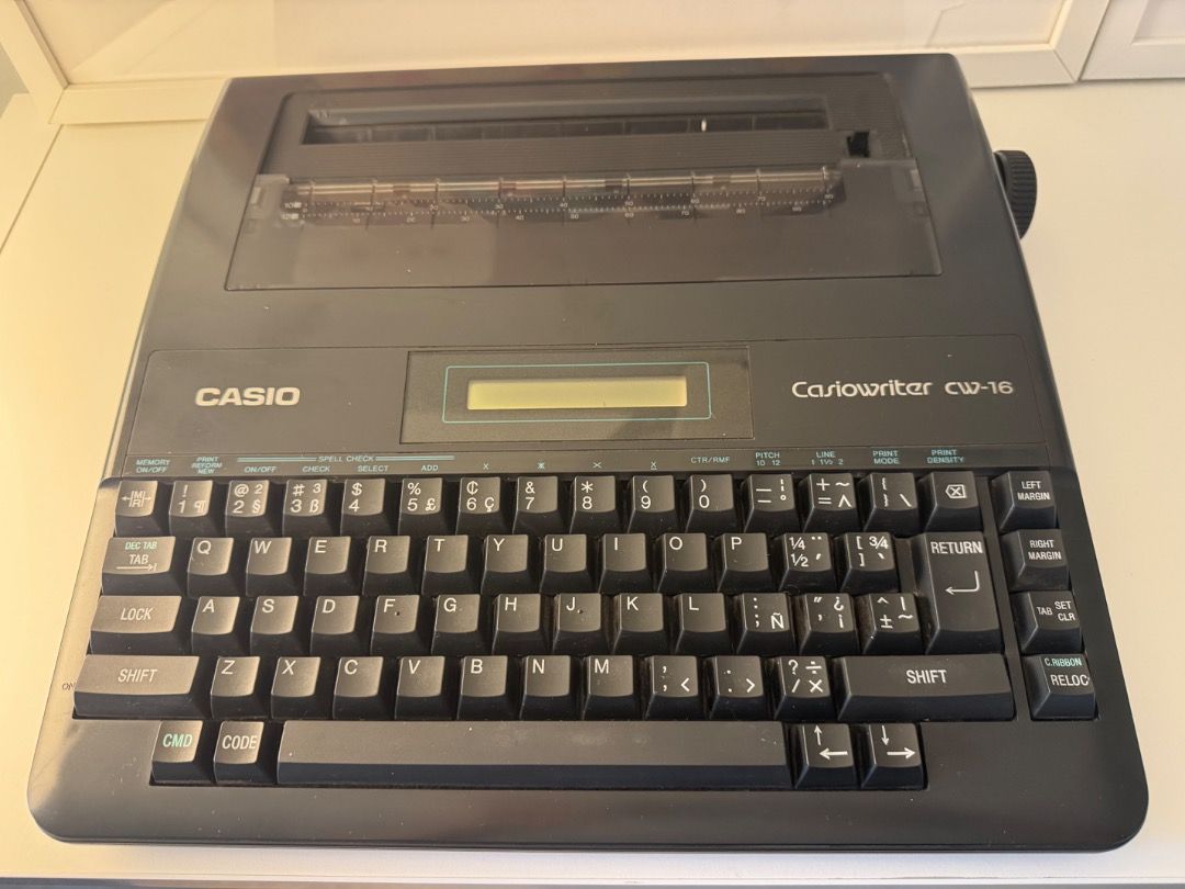 Casio Casiowriter CW-16 (Category: Office & Business Technology) located in Pasig City. Submitted by theresidence (Listing ID 1374236592, Image 2). Description: Casio Casiowriter CW-16 Untested Selling as is 💰 Gcash payment. No COD. 🛵Buyer responsible to book and pay for pick up cost .