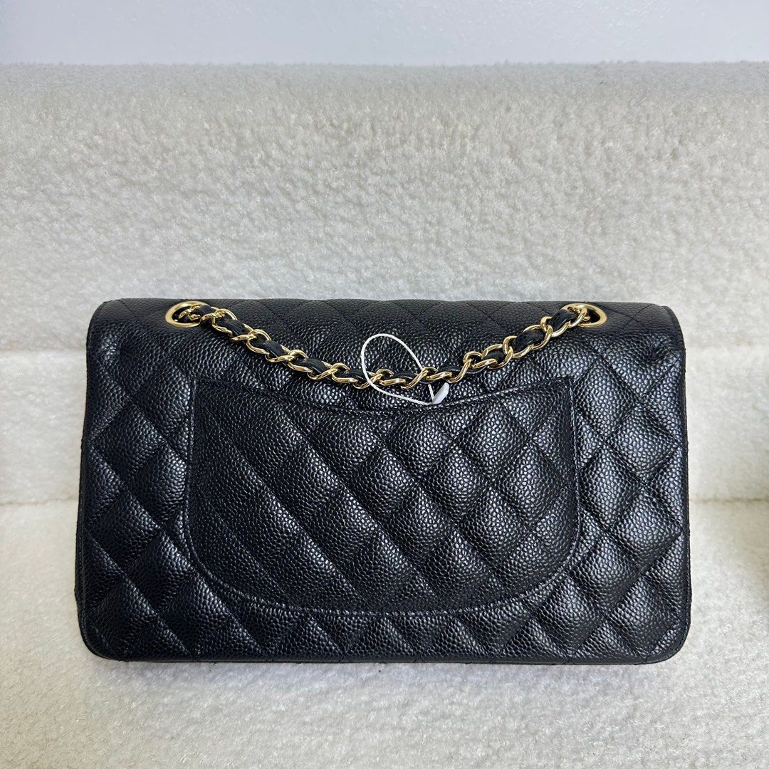 Chanel Double Flap Medium Black Caviar Ghw (S28) (Category: Luxury Bags & Wallets) located in Manila. Submitted by cjv.luxury (Listing ID 1374230702, Image 3). Description: CJV-32096 Inclusions: Entrupy, Authenticity Card, Dustbag & Box ✅ All items are available for 3 months layaway ✅ For cash buyers, items are negotiable. Just shoot your offer ✅ Trades are welcome, you can bring other luxury bags/items that you wish to sell and we can convert it
