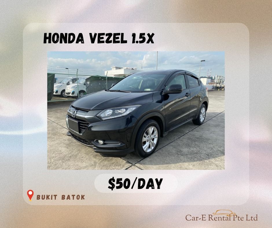 Cheap Car Rental - 5 Seaters Sedan SUV︱Honda Vezel︱Nissan Almera︱Mazda 3︱Toyota Altis [Personal / Company / PHV / Grab / TADA] Long term / Short term / Weekly / Montly62863058686081113