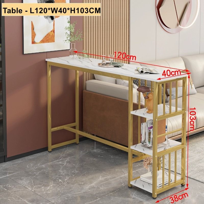 Console Table With Shelves | Living Room Side Table | Long Narrow ...