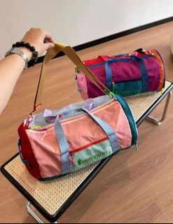 Cotopaxi Tasche Ligera 32L 美洲羊駝拼色旅行包健身包圓形桶包 (可摺疊收納)64221337032962110