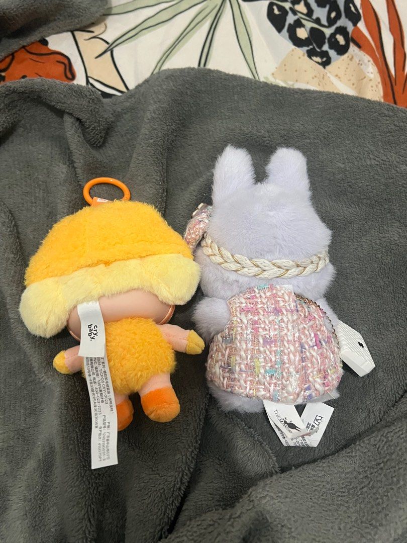 cry baby and labubu plushies (Category: Plushies & Soft Toys) located in Manila. Submitted by s1oma1 (Listing ID 1374263168, Image 3). Description: labubu zizi with free clothes - 500 (no major flaws) cry baby ppg blossom - 480 SOLD! (has a minor stain) cry baby ppg buttercup - 480 (never used display only) crying again duck - 800 (never used display only) will give less for sure buyers! loc: bulacan/mnl (depends on my sched).