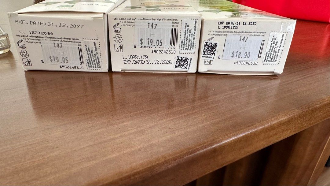 Cucciolo Baby Natural Diaper Rash Cream (Category: Diapers & Baby Wipes) located in Singapore. Submitted by clzx (Listing ID 1374210399, Image 2). Description: UP: $18.90 I have 3 1 expires 31 Dec 2025 1 expires 31 Dec 2026 1 expires 31 Dec 2027.