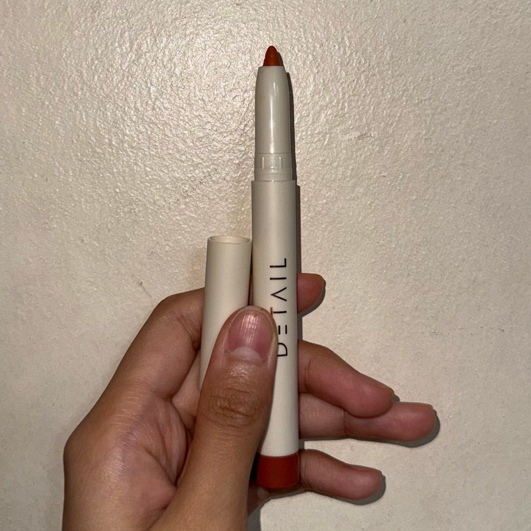 DETAIL COSMETICS Claypen (Category: Makeup) located in Manila. Submitted by gryff (Listing ID 1374205734, Image 3). Description: Claypen shade: Sundown ~swatched only, still brand new~ .