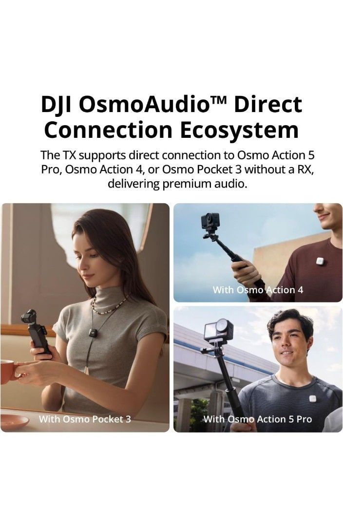 DJI Mic Mini（2TX + 1RX）套件62863061826178114