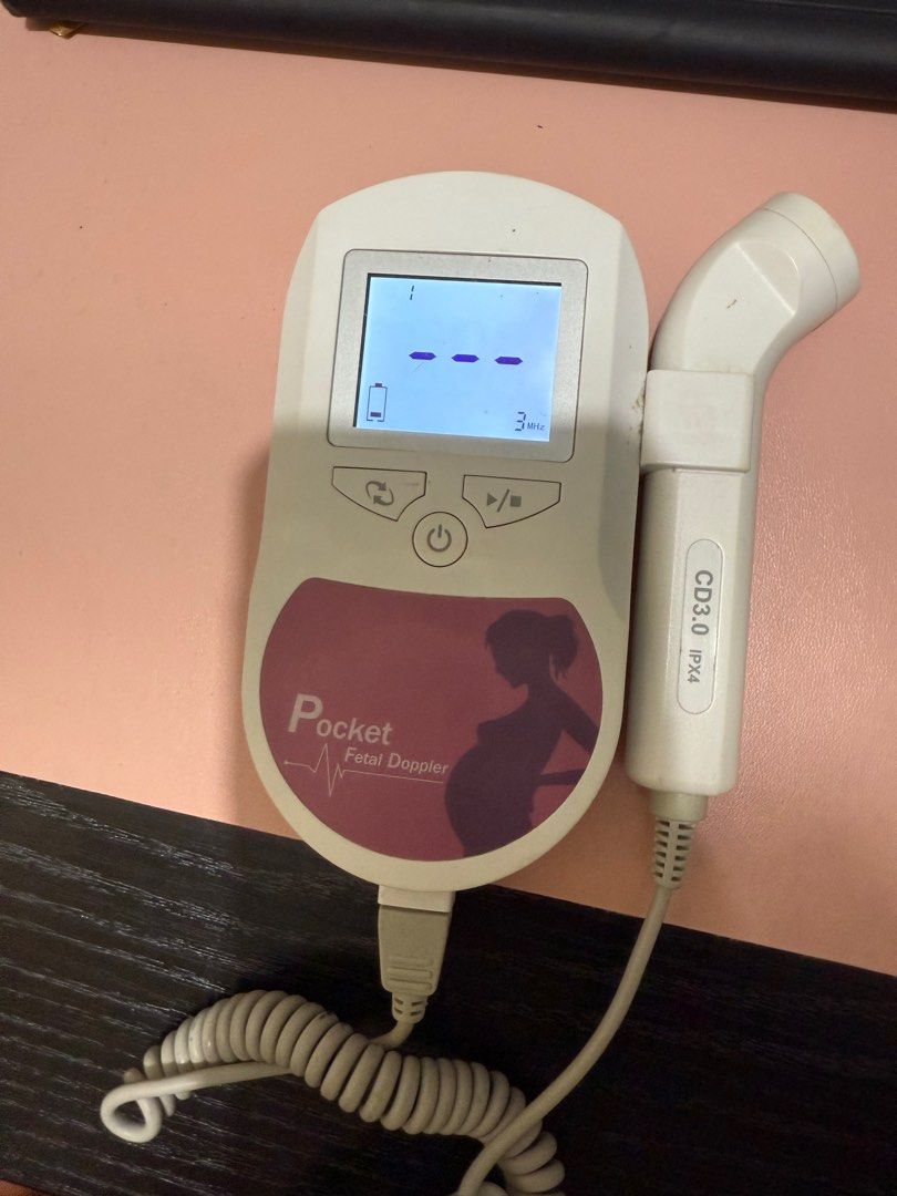 Doppler Contec pink (Category: Medical Supplies & Tools) located in Cagayan de Oro. Submitted by shym26 (Listing ID 1374318714, Image 1). Description: Selling my preloved doppler, like new as hindi ko sya nagamit sa OB rotation namin since there are lots of doppler provided..