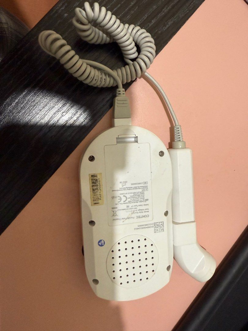 Doppler Contec pink (Category: Medical Supplies & Tools) located in Cagayan de Oro. Submitted by shym26 (Listing ID 1374318714, Image 2). Description: Selling my preloved doppler, like new as hindi ko sya nagamit sa OB rotation namin since there are lots of doppler provided..