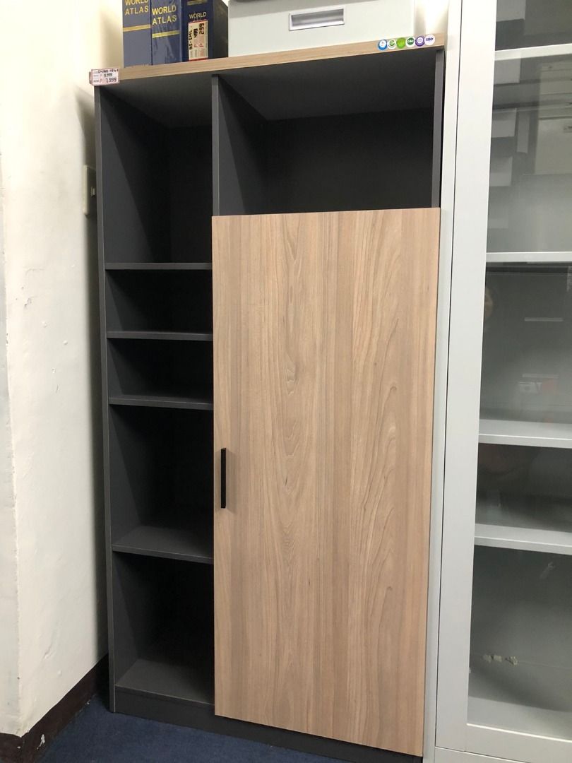 Ergodynamic Half Open File cabinet-melamine, Home Furniture, Office ...