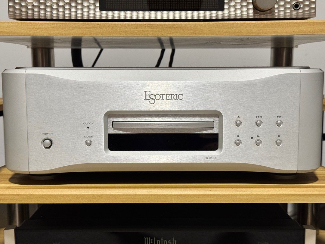 Esoteric K-01XD (Category: Other Audio Equipment) located in Singapore. Submitted by sgbadboy (Listing ID 1374171685, Image 1). Description: Local set, under utilized. Still with original packaging Only 2 minor scratches on top surface due to stacked by other equipment. Otherwise is as good as new. .